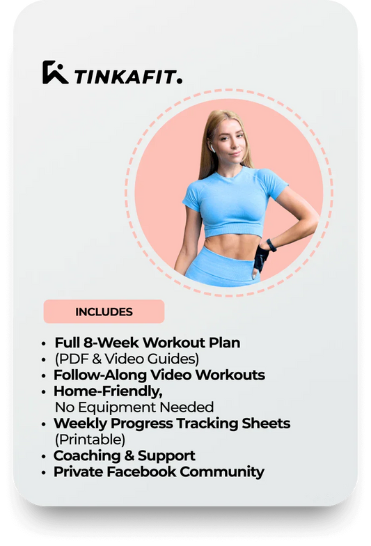 8-Week At-Home Fitness Plan | Burn Fat & Build Muscle (No Gym) - Tina Ka Fitness