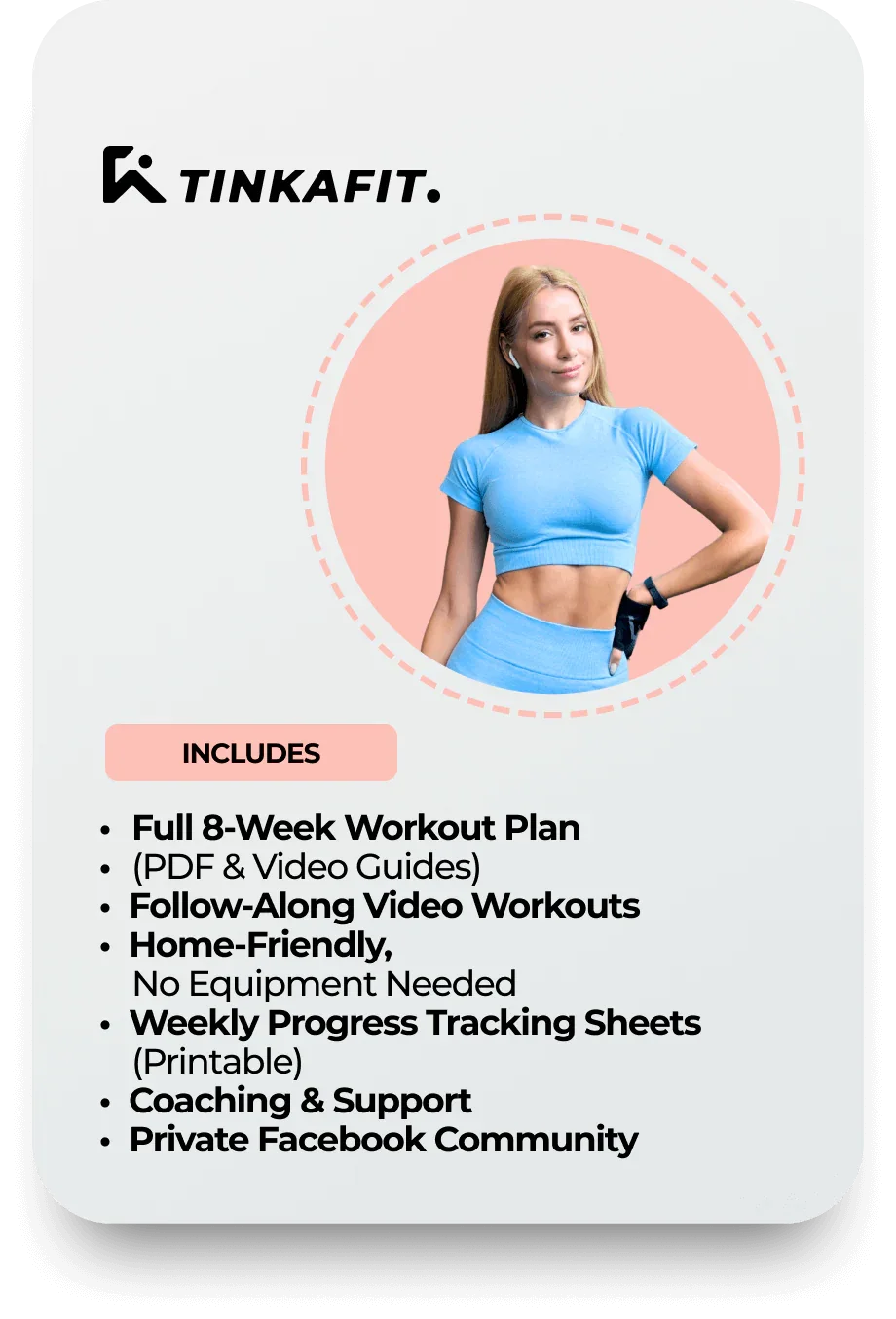 8-Week At-Home Fitness Plan | Burn Fat & Build Muscle (No Gym) - Tina Ka Fitness